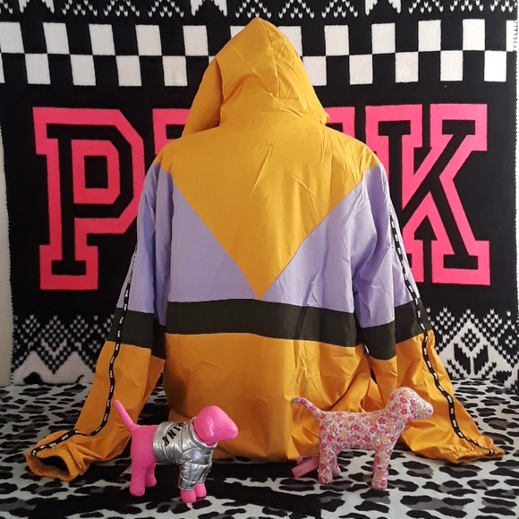 Pink vs Sherpa Lined Campus Anorak - Picture 2 of 8